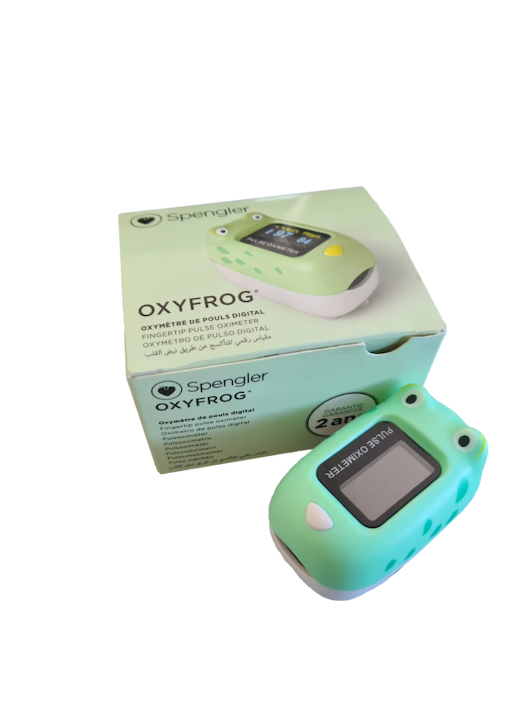 Oxymètre de pouls pédiatrique - Spengler - OXYFROG - Vert