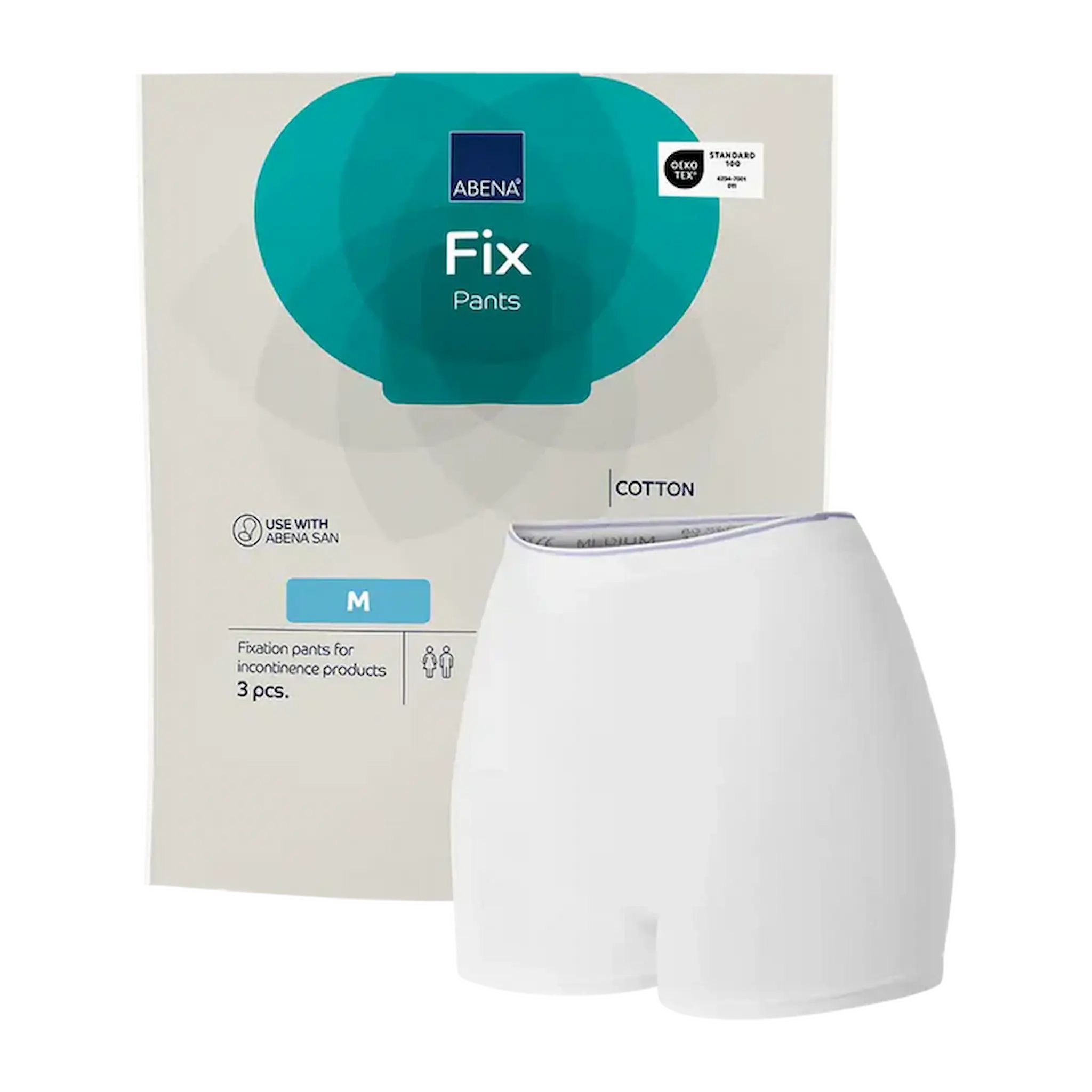 Abena - Sous-vêtements de maintien en coton - Fix Pants - 3 pièces T.M