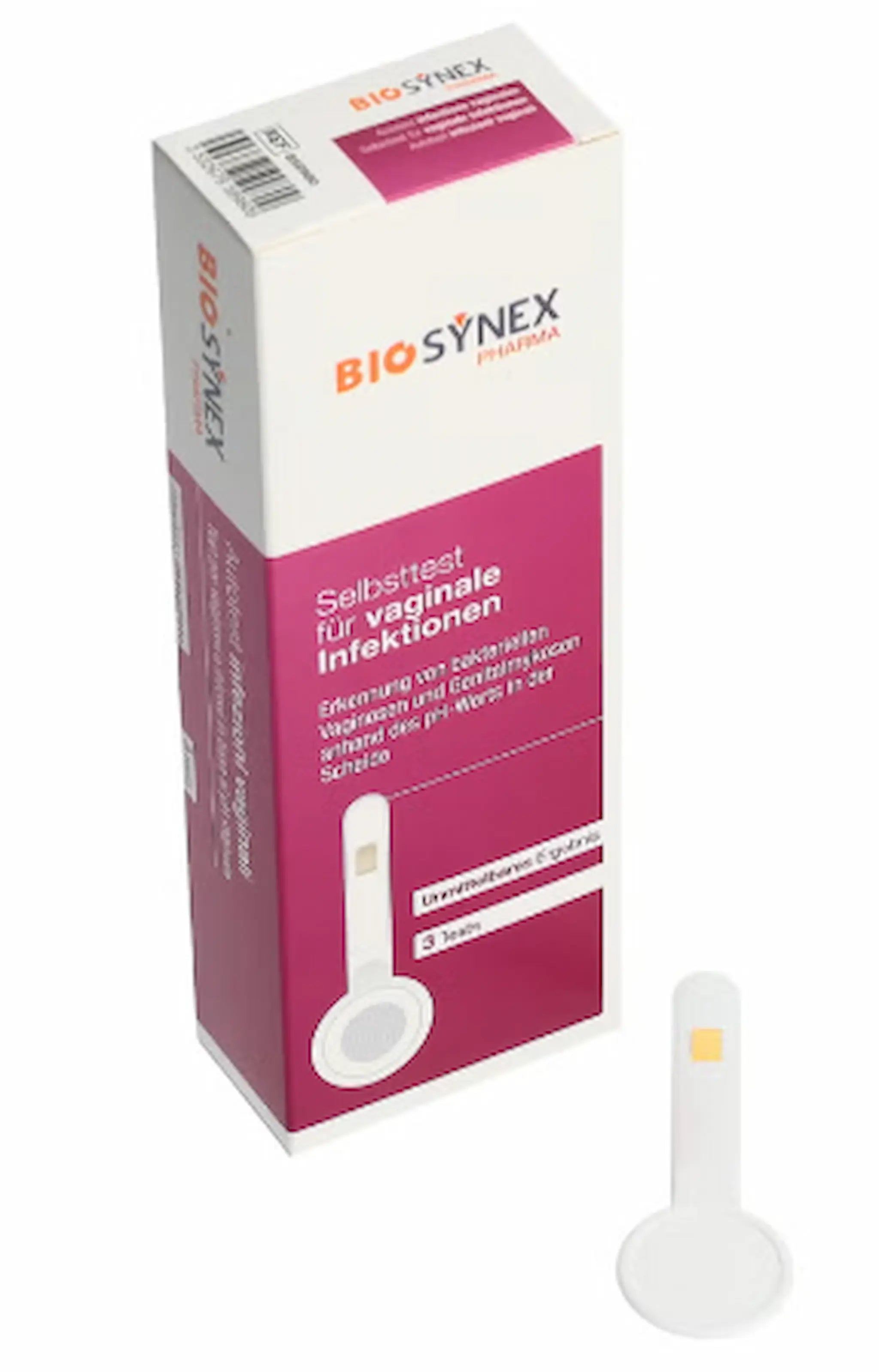 Autotest Infections Vaginales – Exacto – 3 Pièces – Blanc