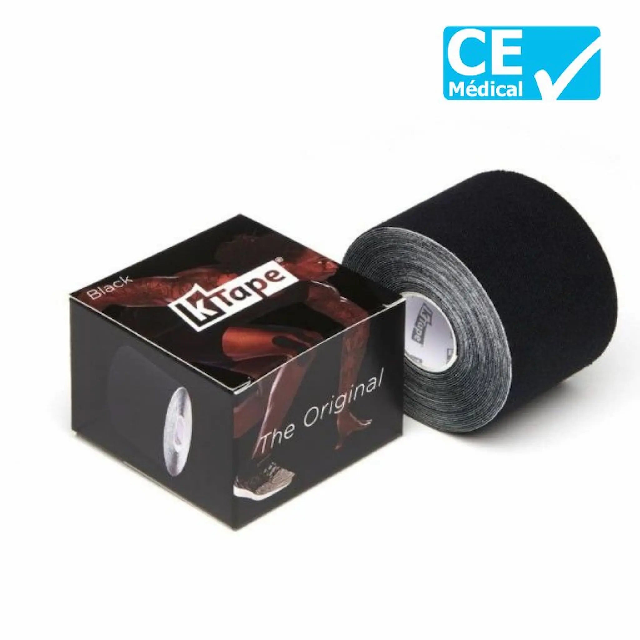 Bande Taping K-Tape 5 m – Sissel – Noir