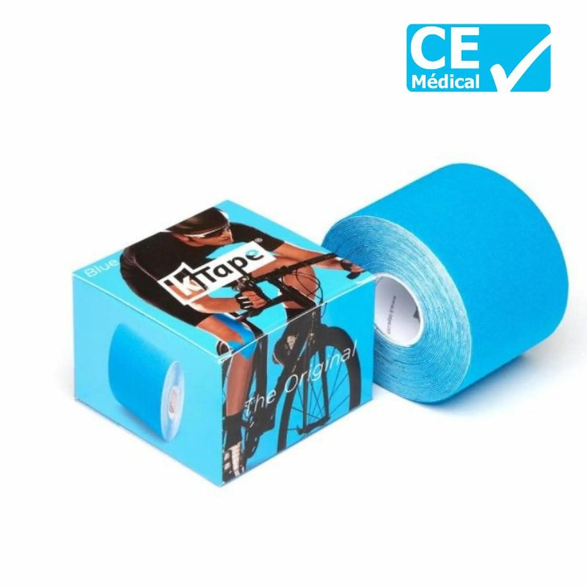 Bande Taping K-Tape 5 m – Sissel – Bleu