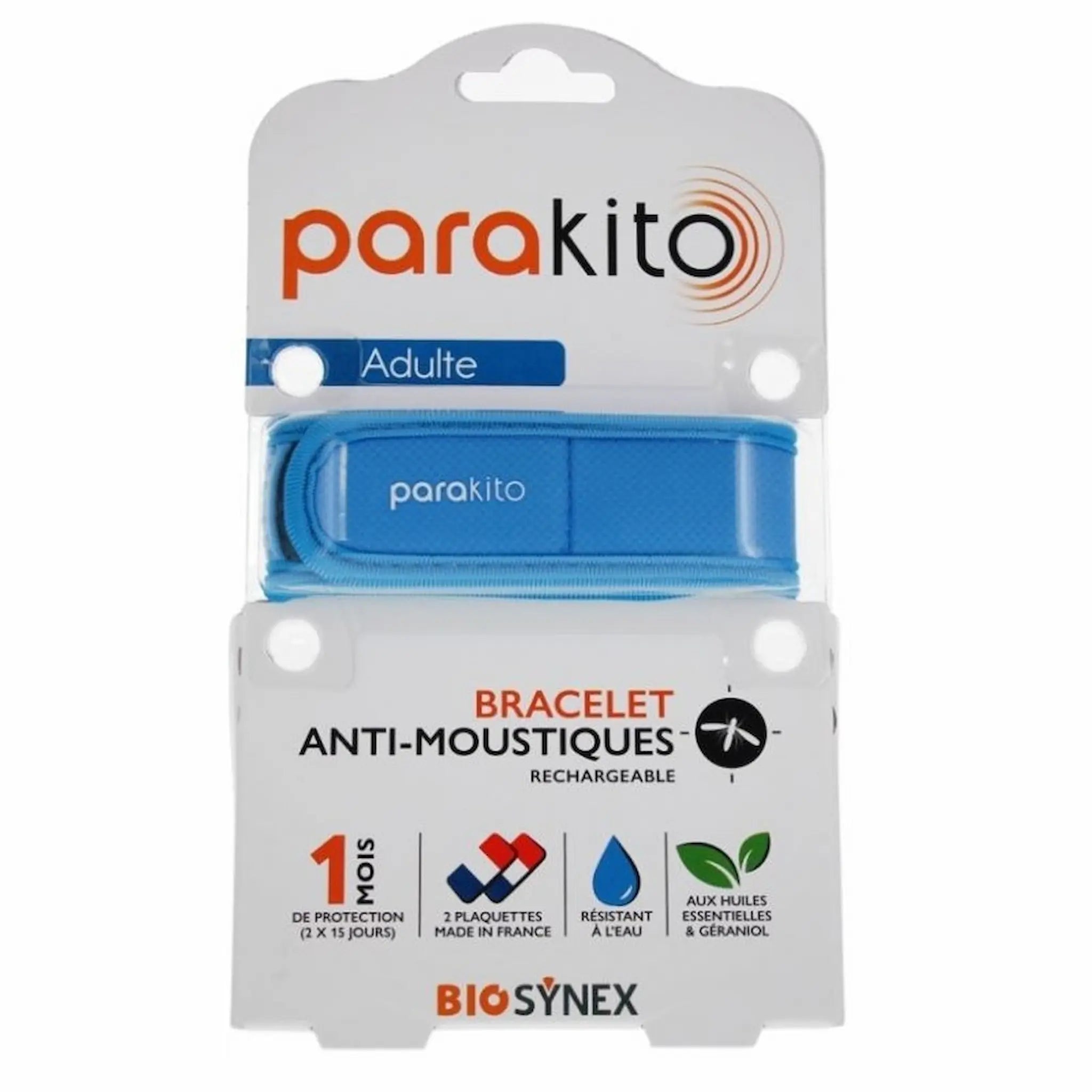 Bracelet Anti-Moustiques Rechargeable – Parakito – Adulte