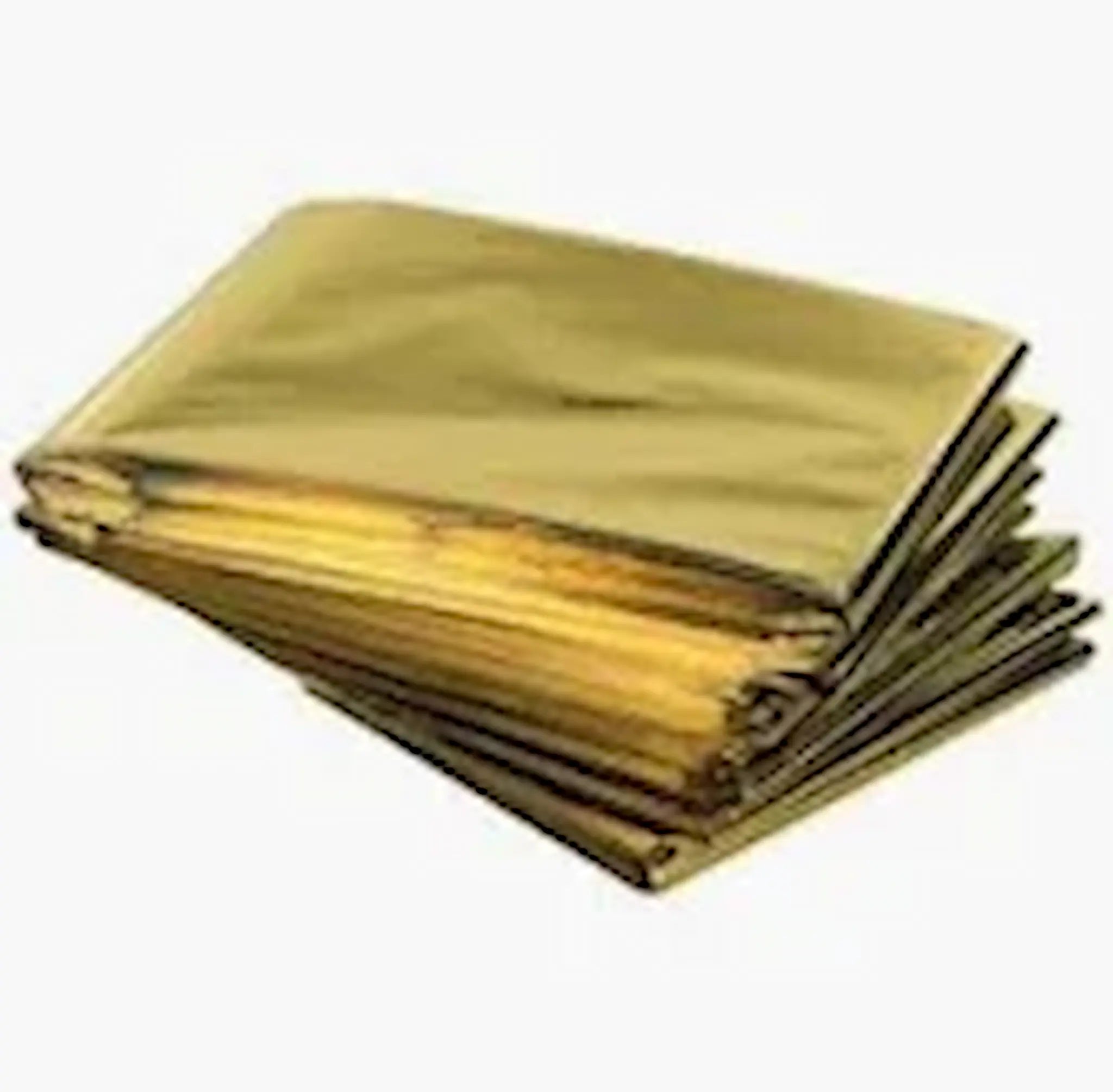 Lot de 10 Couvertures de Survie Non Stérile – ABENA – Standard – Argent/Doré