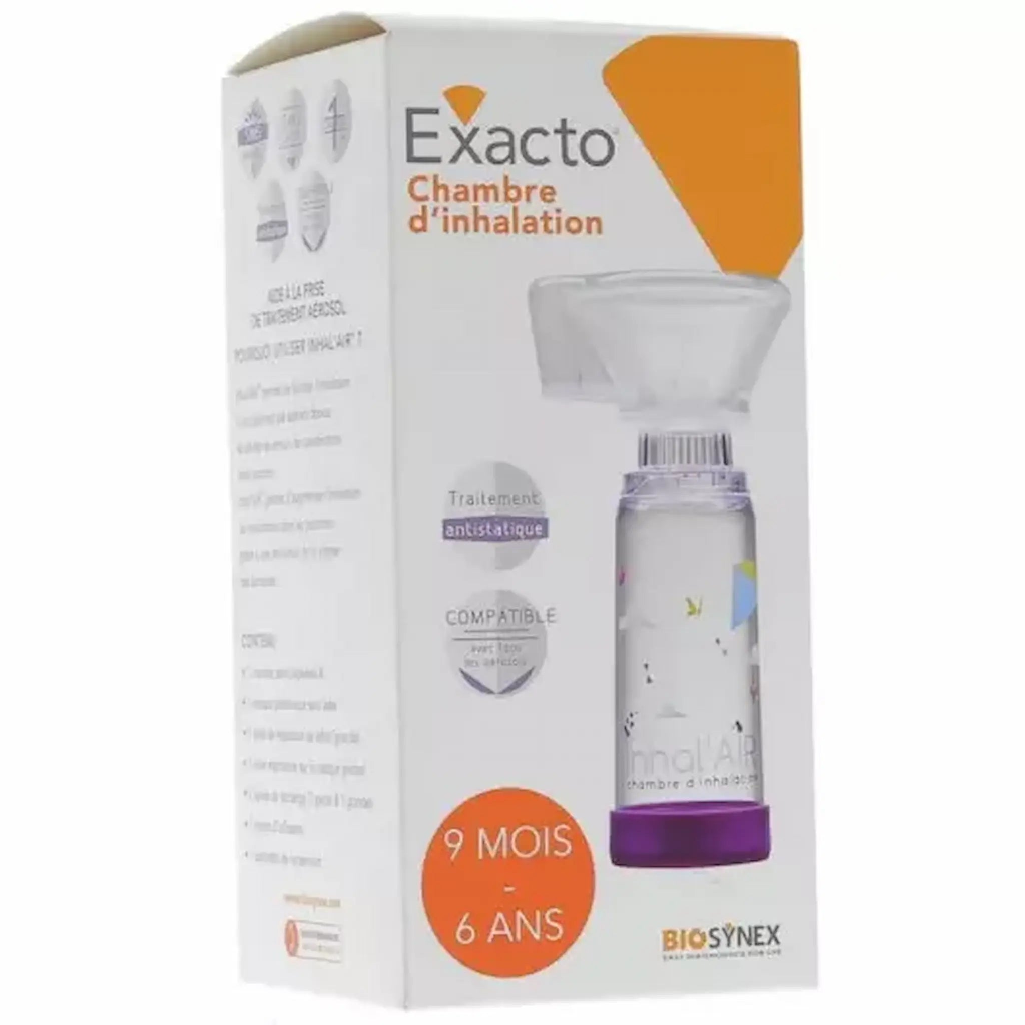 Chambre d’Inhalation Enfant – BIOSYNEX – De 9 Mois à 6 Ans