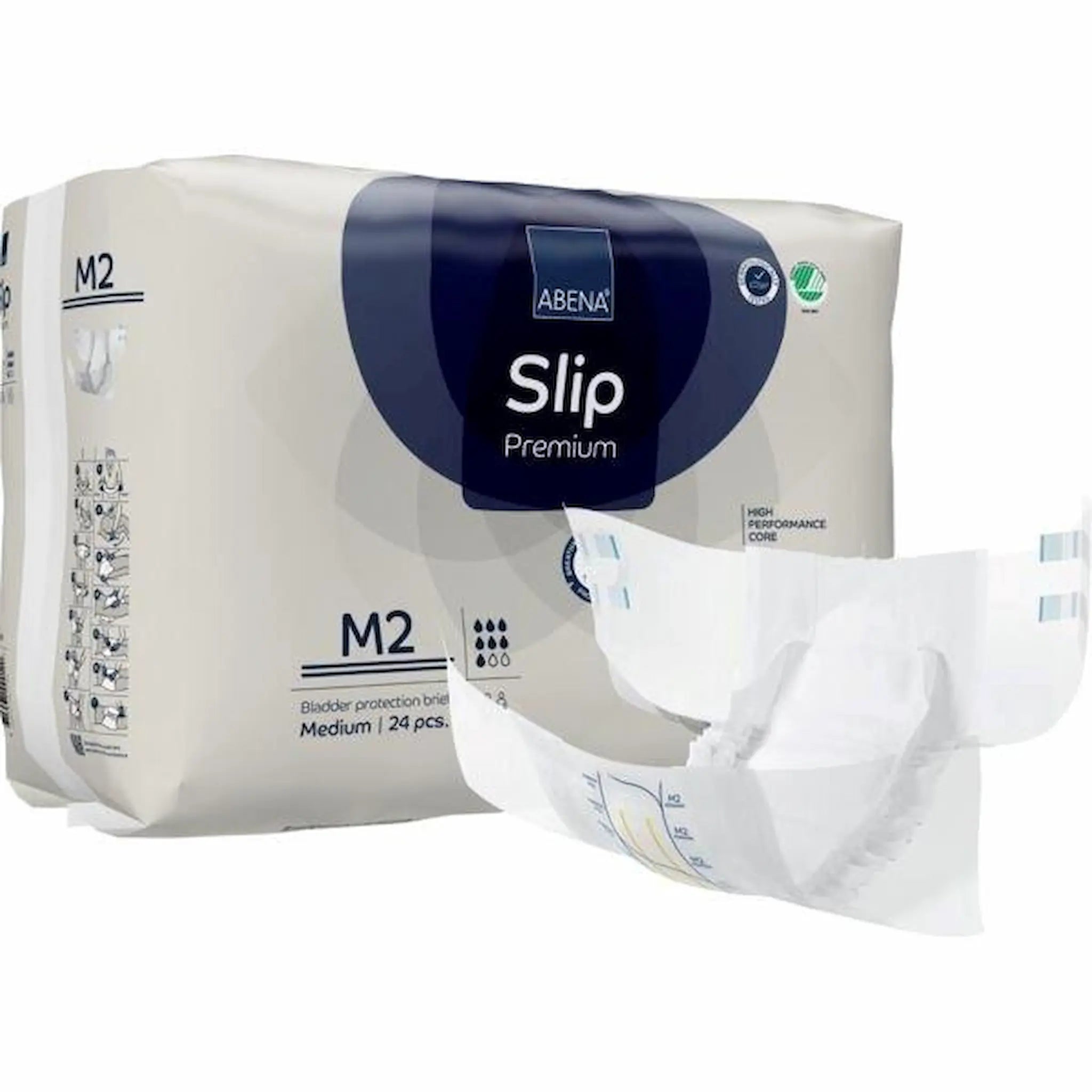 Change Complet Slip M2 Premium – Abena-Frantex – Medium – Blanc