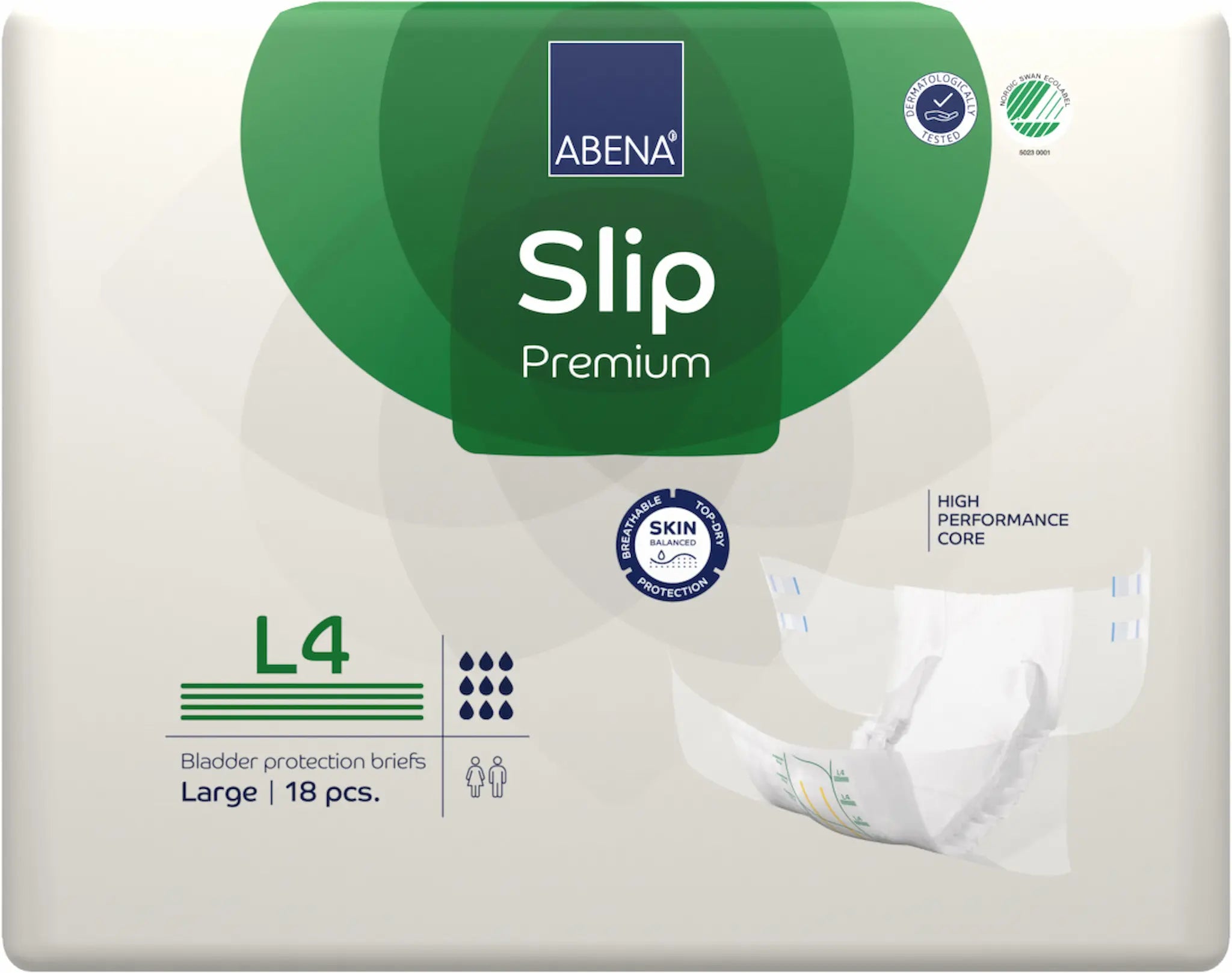 Change Complet Slip L4 Premium – Abena-Frantex – Large – Blanc