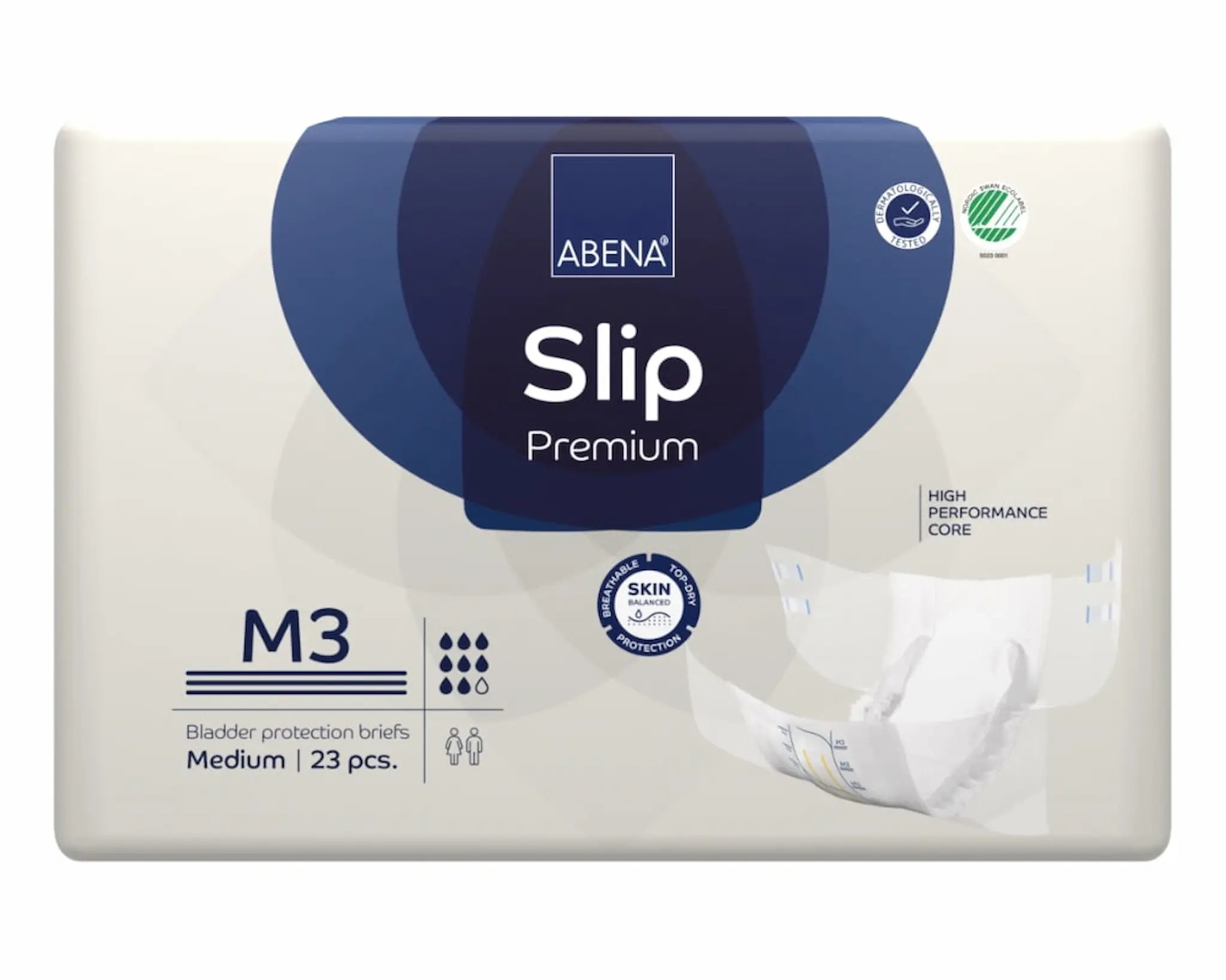 Change Complet Slip M3 Premium – Abena-Frantex – Medium – Blanc