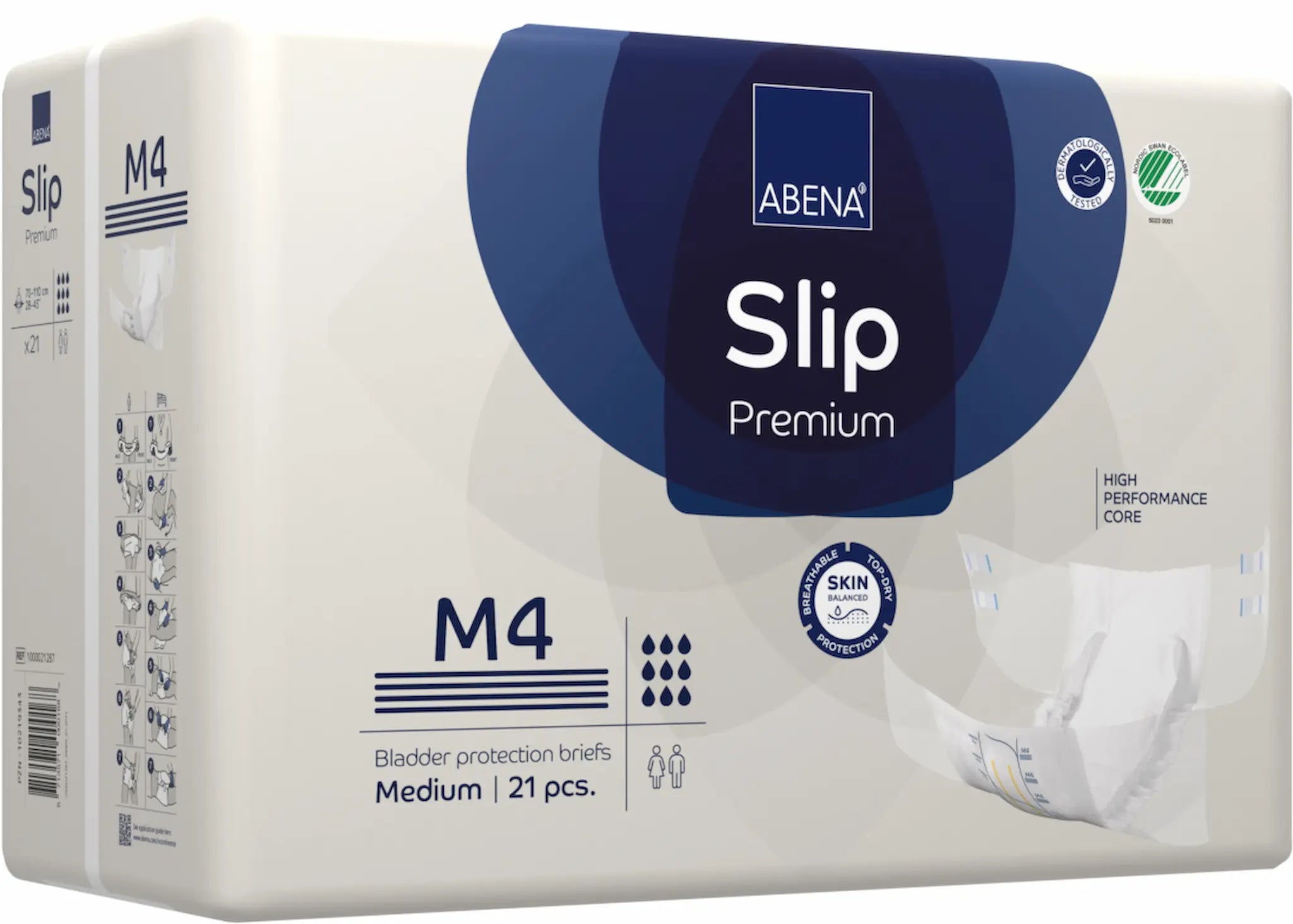 Change Complet Slip M4 Premium – Abena-Frantex – Medium – Blanc