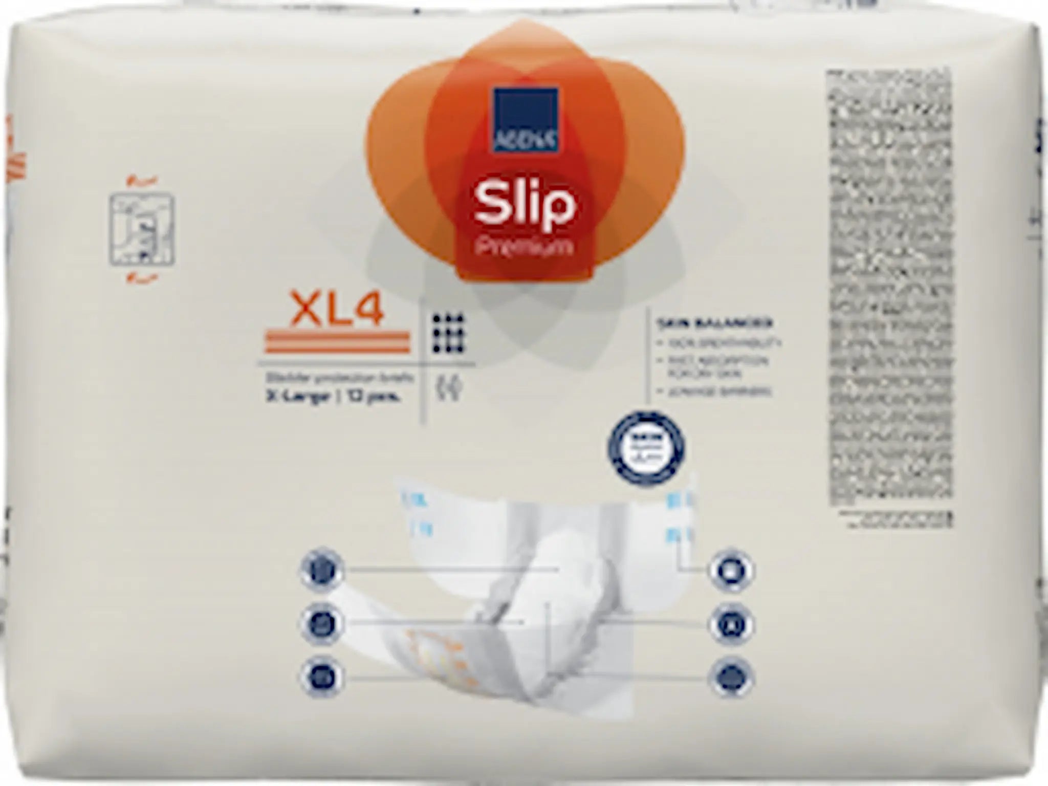 Change Complet Slip XL4 Premium – Abena-Frantex – Extra Large – Blanc