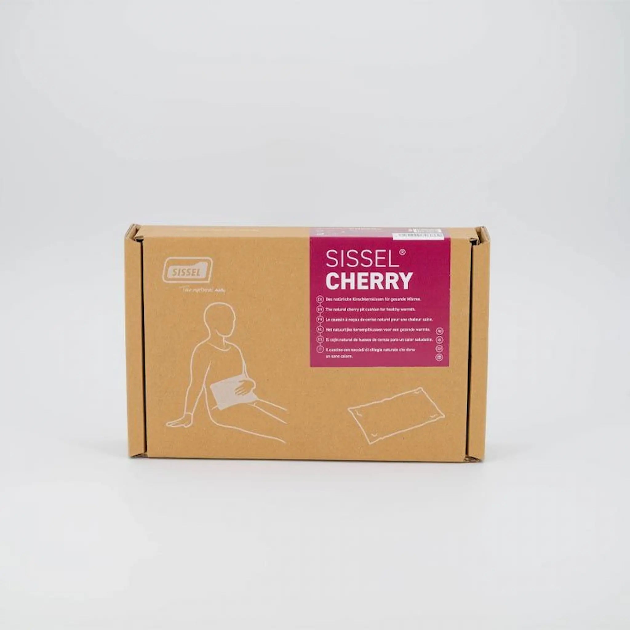 Coussin aux Noyaux de Cerises SISSEL® CHERRY – Rouge