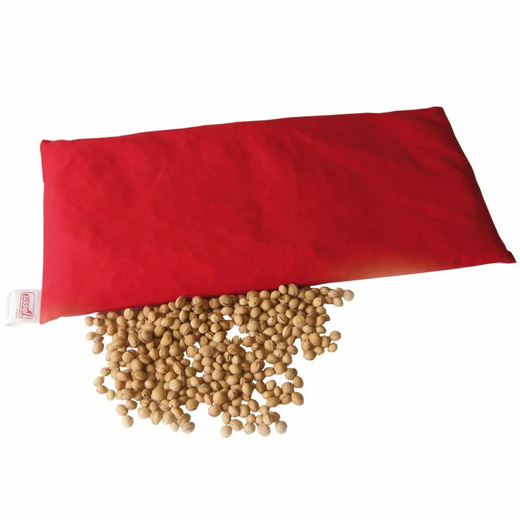Coussin aux Noyaux de Cerises SISSEL® CHERRY – Rouge