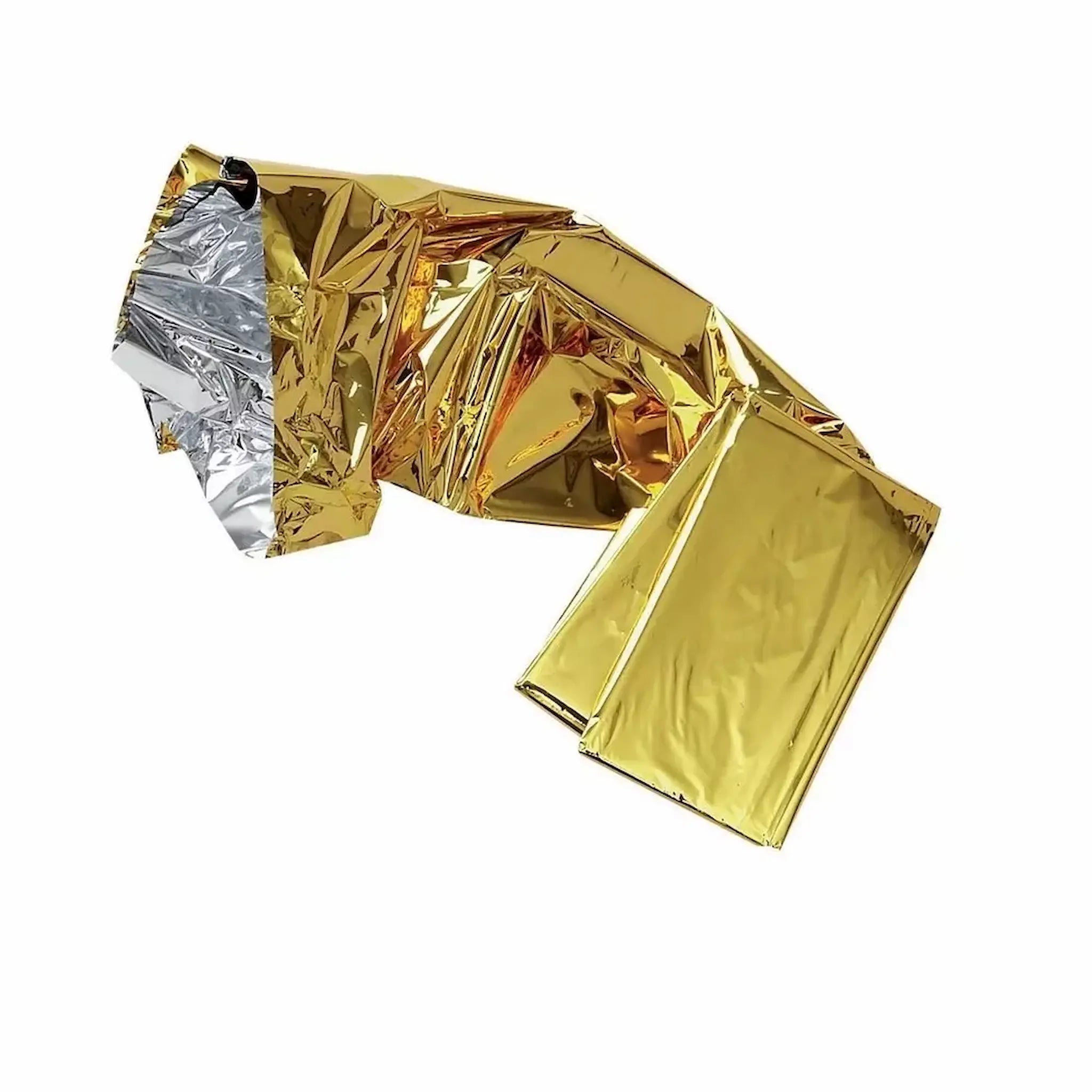 Lot de 10 Couvertures de Survie Non Stérile – ABENA – Standard – Argent/Doré