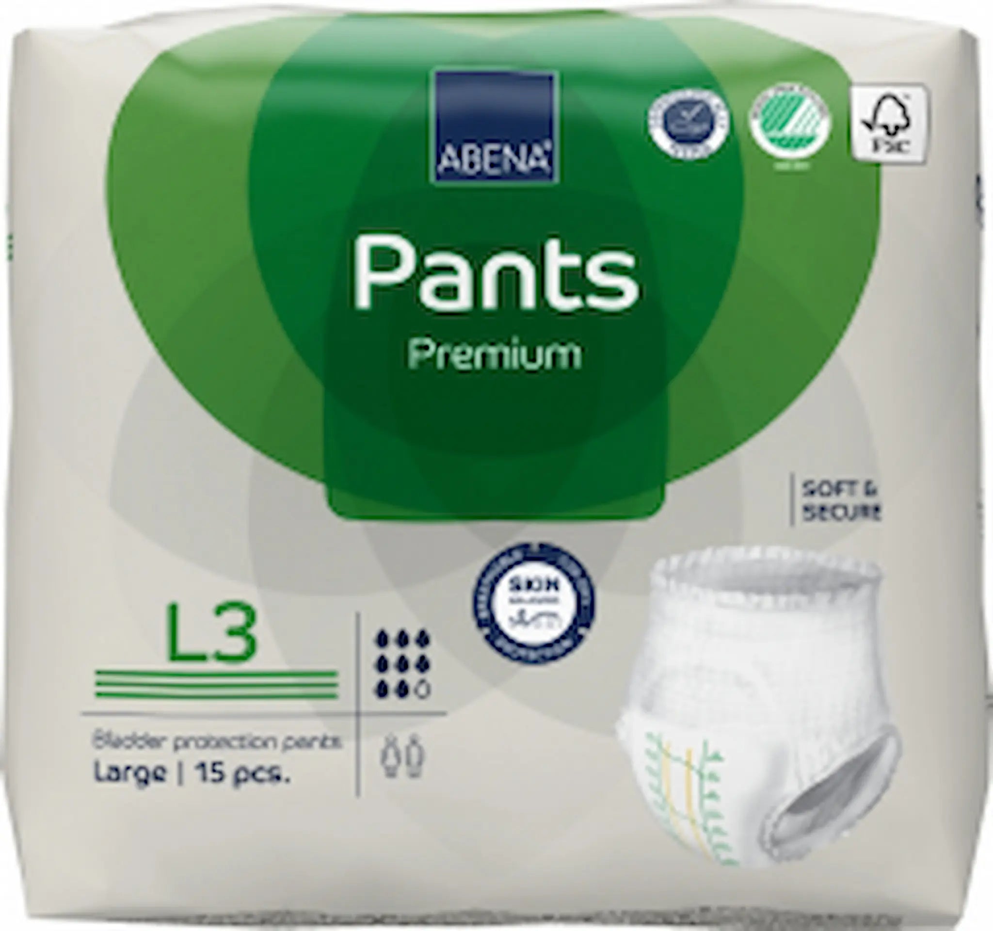 Culottes Absorbantes Pants L3 Premium – Abena-Frantex – Large – Blanc