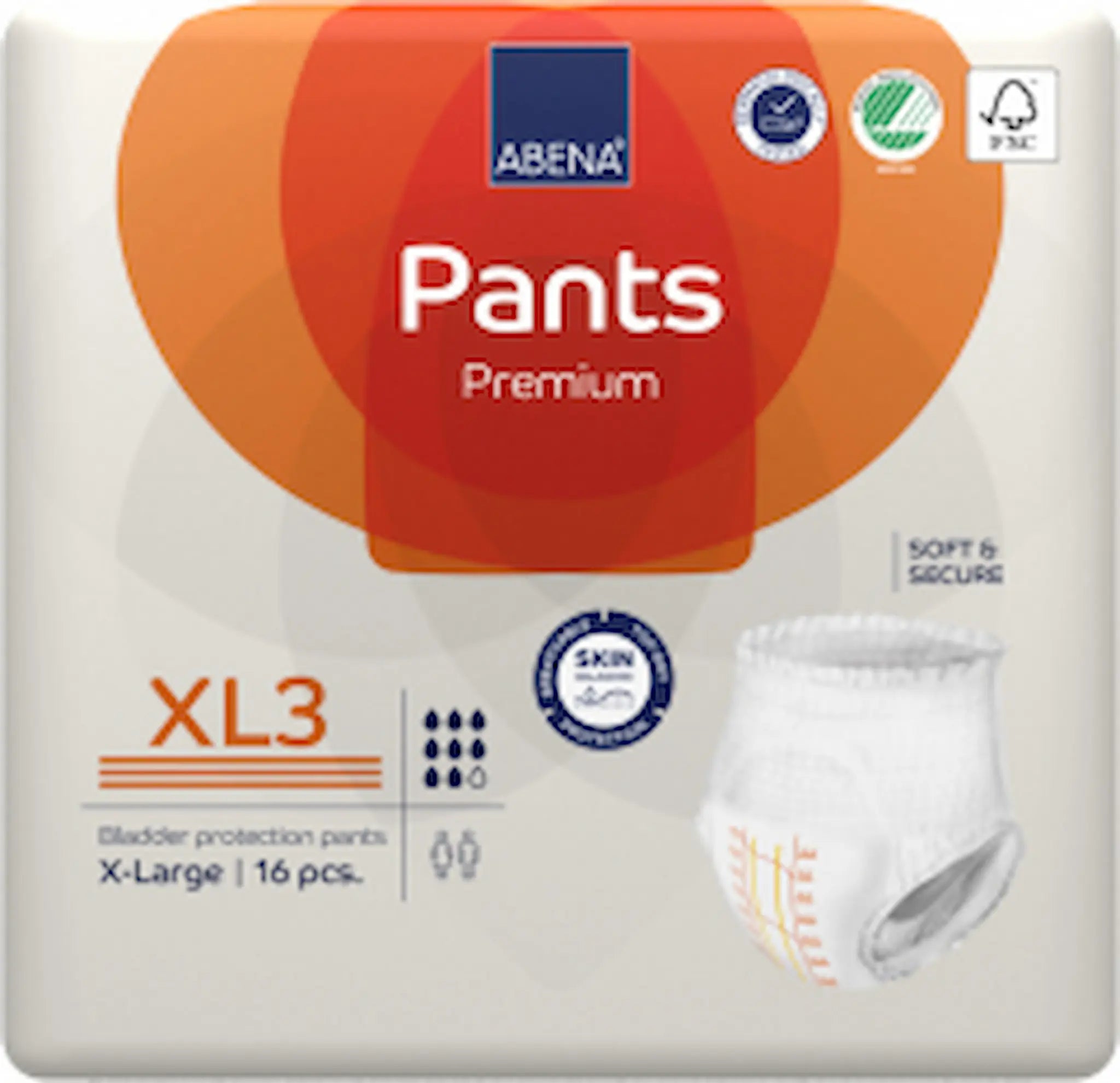 Culottes Absorbantes Pants XL3 Premium – Abena-Frantex – Extra Large – Blanc