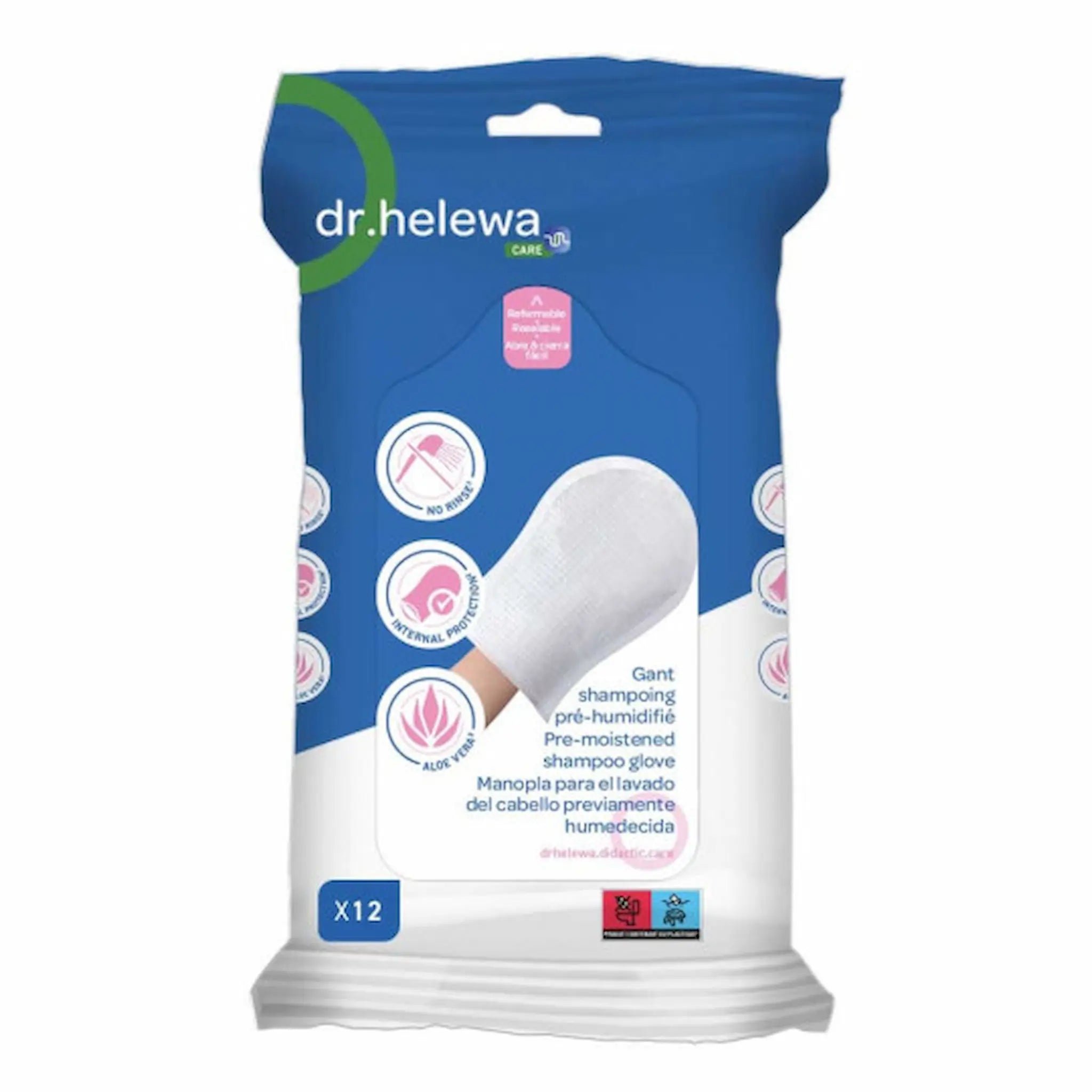 Gant Shampooing Sans Rinçage - dr.helewa