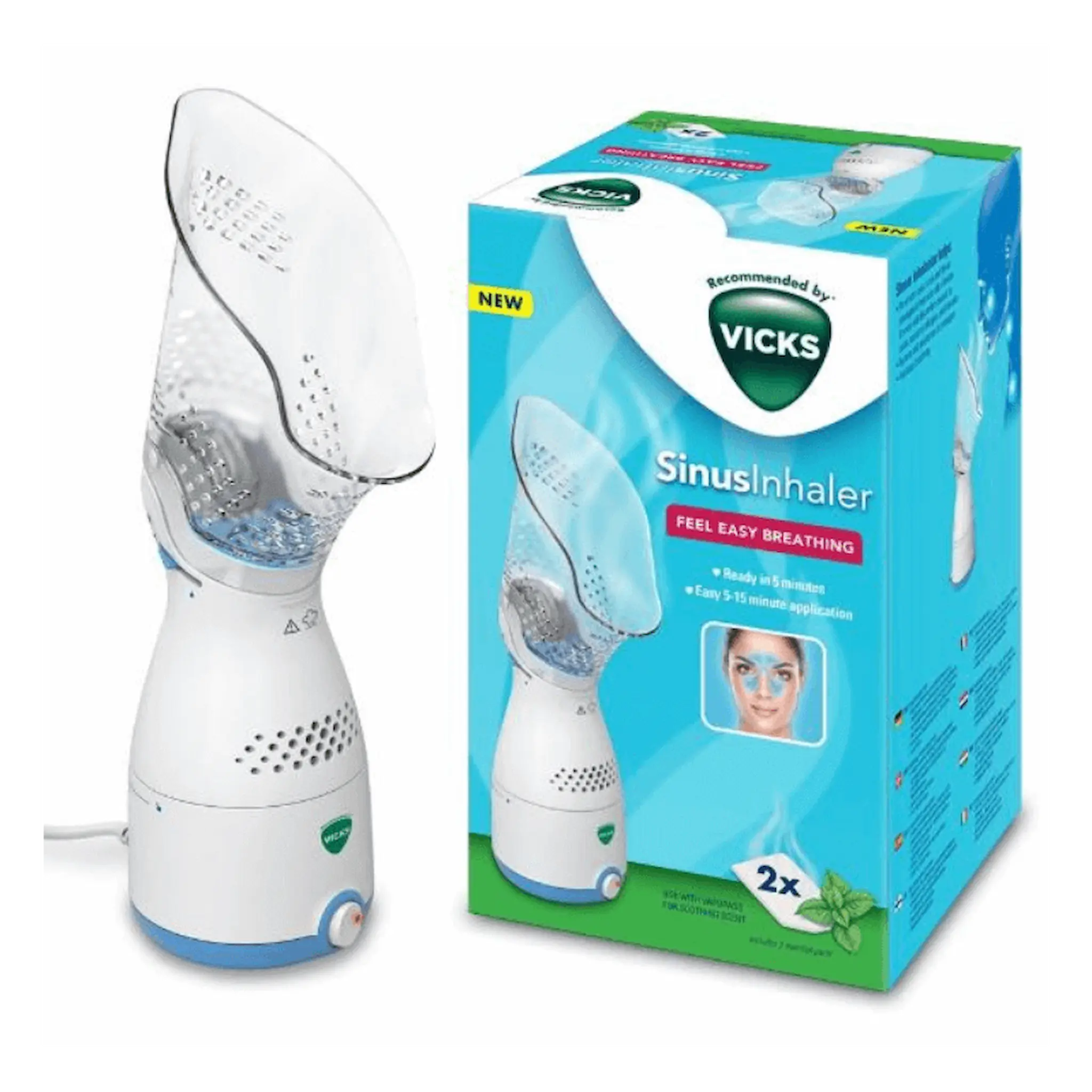 VICKS – Inhalateur à Vapeur – VH200 – Blanc