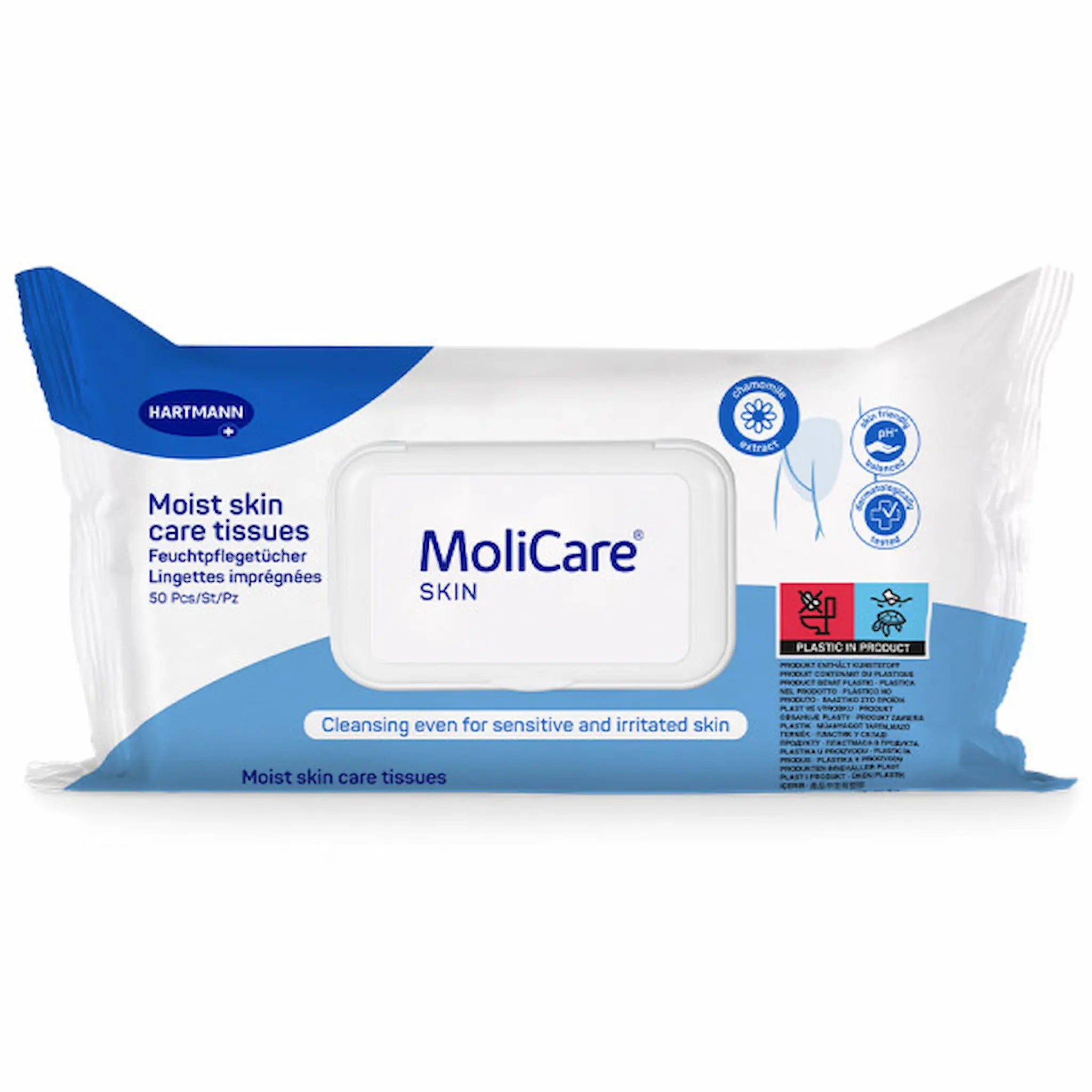 Lingettes Imprégnées Molicare Skin - Hartmann