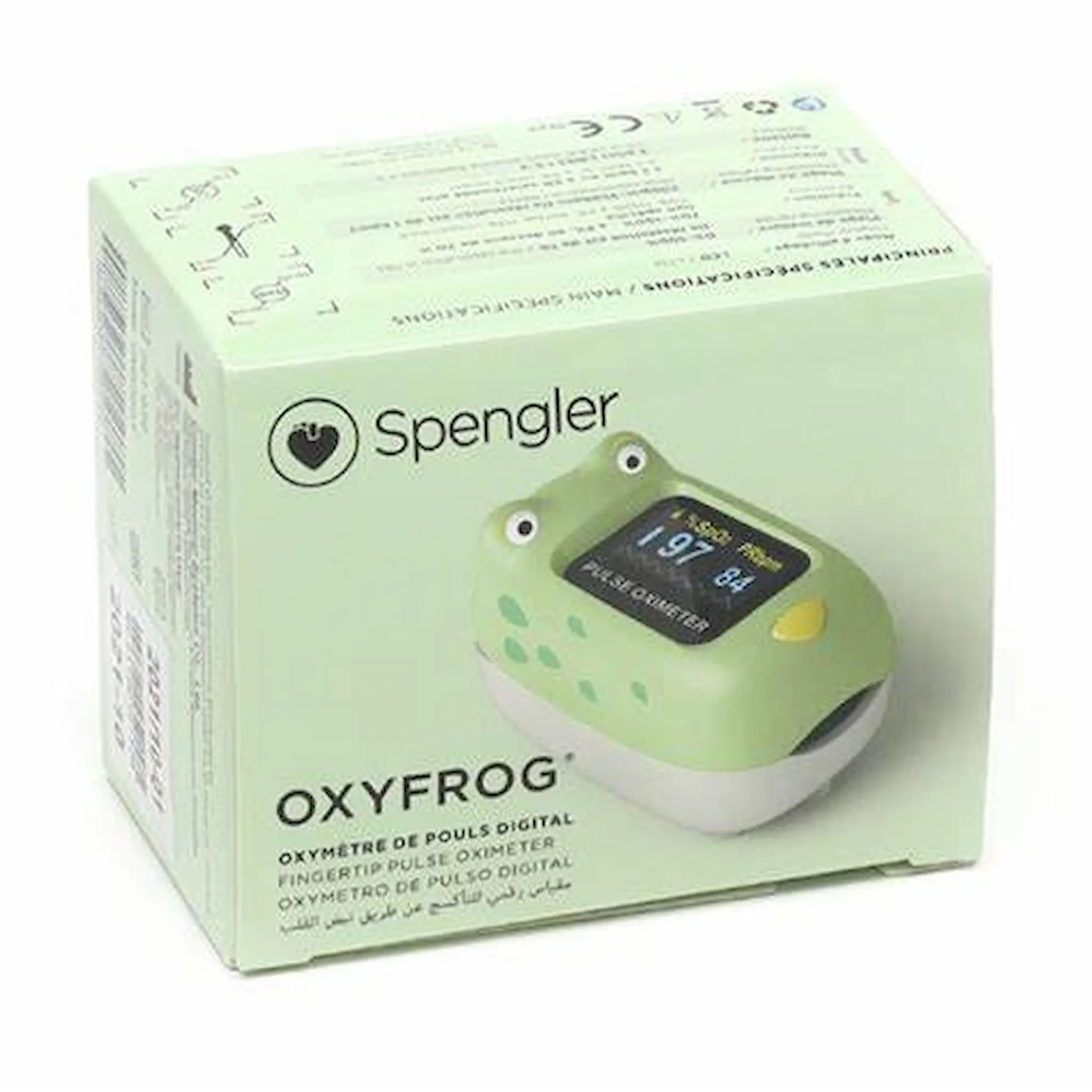 Oxymètre de pouls pédiatrique - Spengler - OXYFROG - Vert