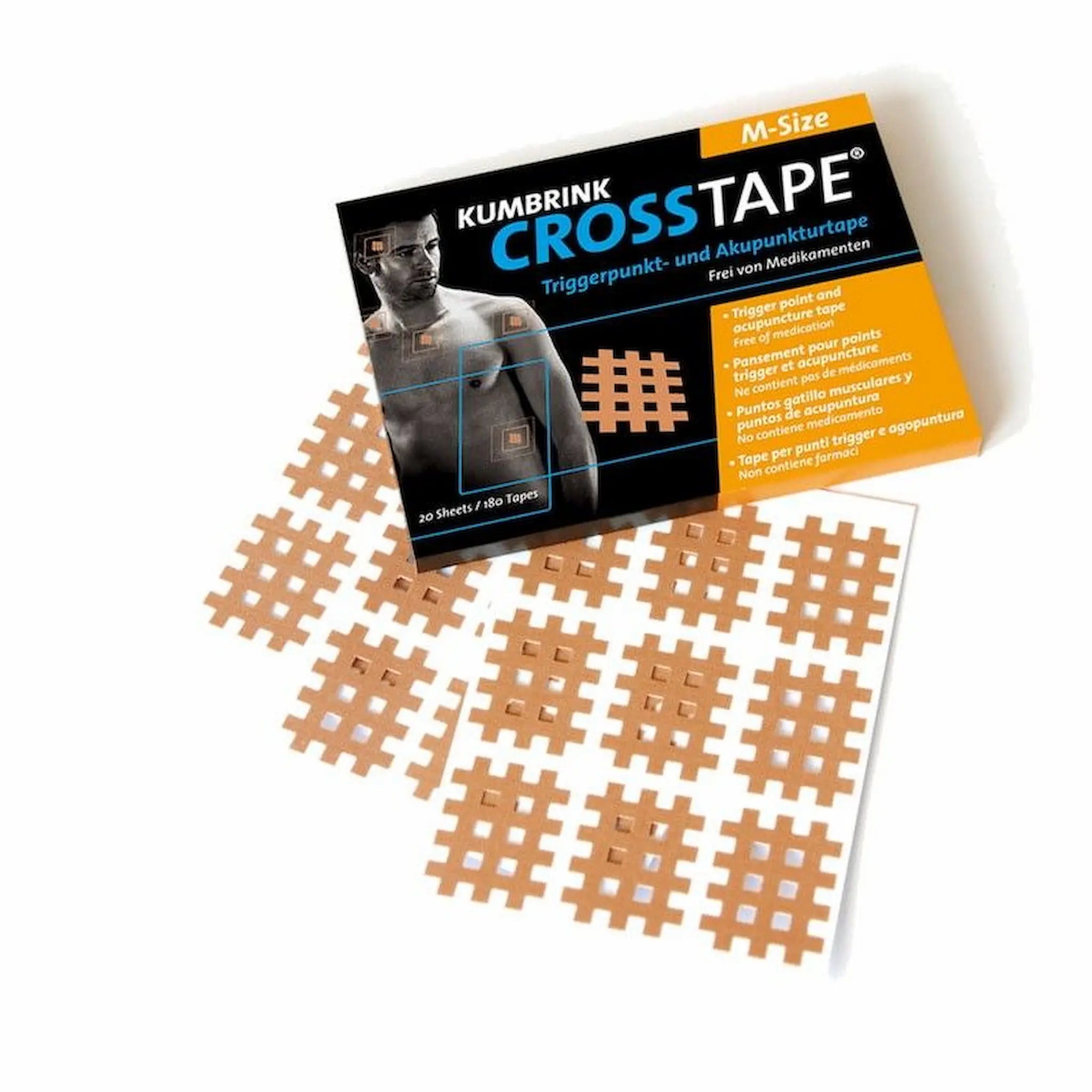 Pansements Crosstape®  – SISSEL – Lot de 9x20 Feuilles – Taille M