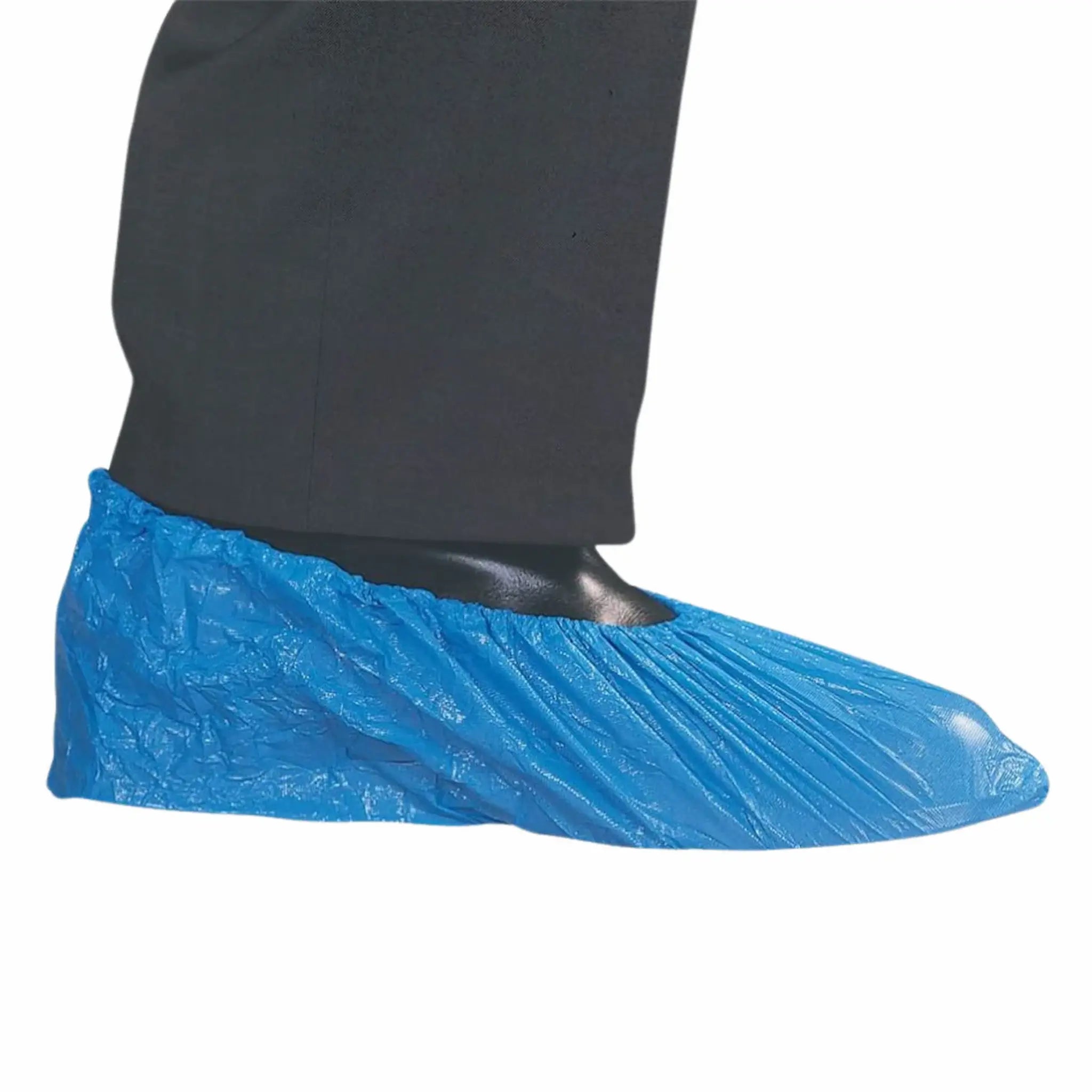 Surchaussures polyéthylène bleus – Sachet de 100