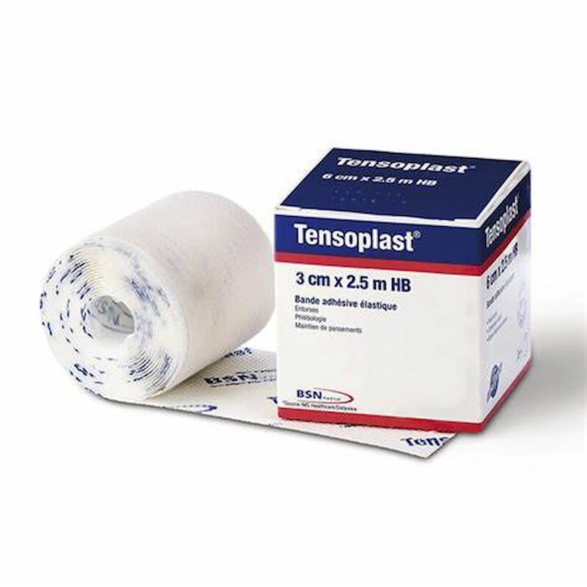 Tensoplast HB - 3 CM X 2.5 M – Bande Élastique Adhésive