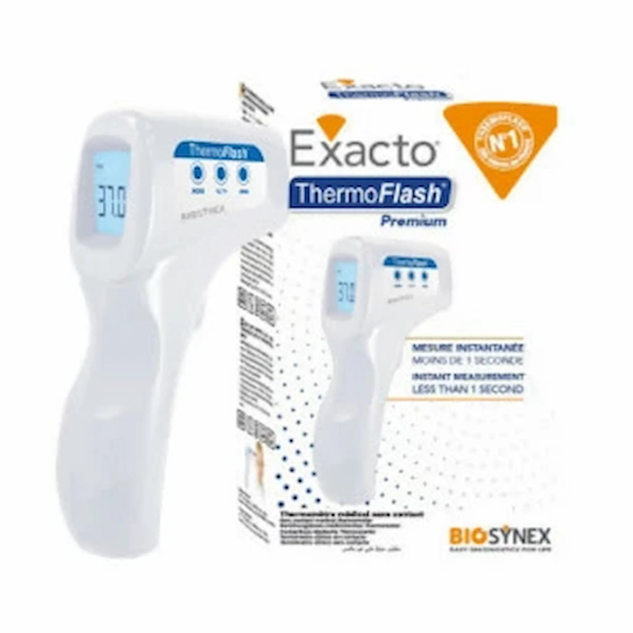 Thermomètre Frontal Infrarouge Sans Contact – THERMOFLASH – LX-26 Premium